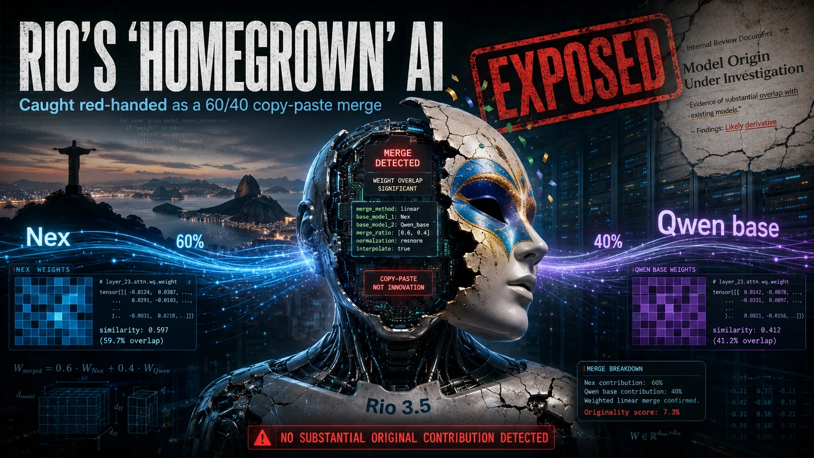 Rio de Janeiro's "Homegrown" AI Model Caught Red-Handed as a Rebranded Copy-Paste Job